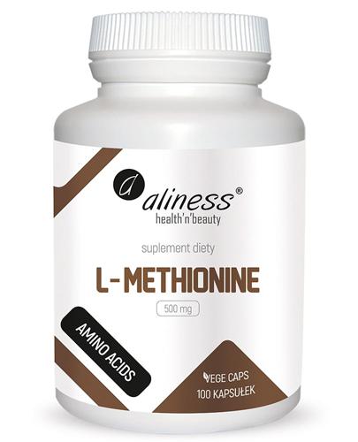  Aliness L-Methionine 500 mg - 100 kaps. Na metabolizm - cena, opinie, stosowanie  - Apteka internetowa Melissa  