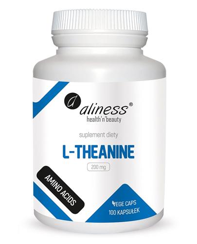  ALINESS L-Theanine 200 mg - 100 kaps. Na uspokojenie - cena, opinie, stosowanie  - Apteka internetowa Melissa  