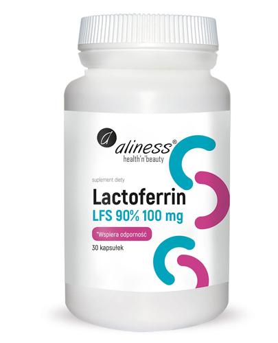 ALINESS Lactoferrin LFS 90% 100 mg - 30 kaps. - wspiera odporność - cena, właściwości, opinie - Apteka internetowa Melissa