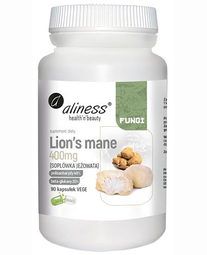 Aliness Lion’s Mane 400 mg, 90 kapsułek - Apteka internetowa Melissa  