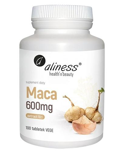  Aliness Maca ekstrakt 10:1 600 mg, 100 tabletek, cena, opinie, wskazania - Apteka internetowa Melissa  