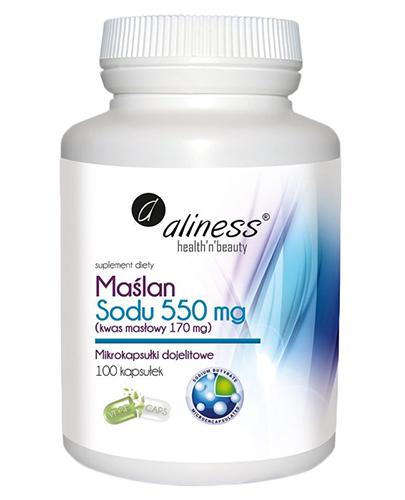  Aliness Maślan Sodu 550 mg, 100 kapsułek - Apteka internetowa Melissa  