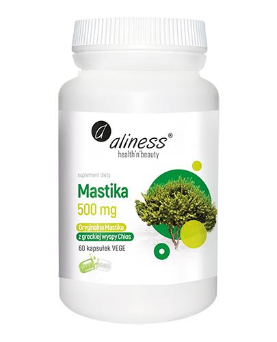  Aliness Mastika Sproszkowana żywica Pistacia lentiscus 500 mg, 60 kapsułek, cena, opinie, dawkowanie - Apteka internetowa Melissa  
