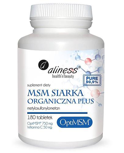 ALINESS MSM Siarka organiczna Plus - 180 tabl. - Apteka internetowa Melissa