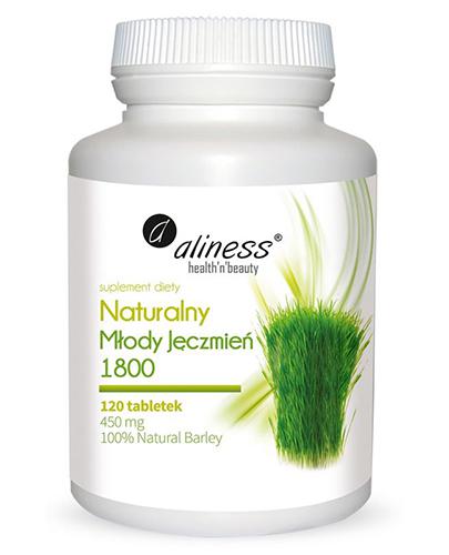 ALINESS Naturalny Młody Jęczmień 1800 - 120 tabl. Wspomaga odchudzanie. - Apteka internetowa Melissa