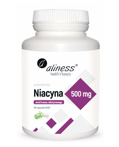  ALINESS Niacyna 500 mg  - 100 kaps.  - Apteka internetowa Melissa  
