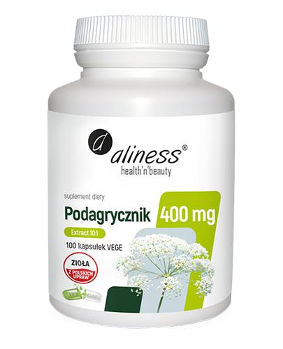  Aliness Podagrycznik ekstrakt 10:1 400 mg, 100 kaps., cena, opinie, składniki - Apteka internetowa Melissa  