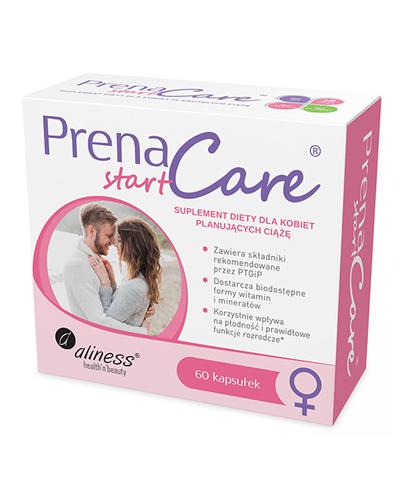  Aliness Prena care start dla kobiet planujących ciążę, 60 kaps., cena, opinie, właściwości - Apteka internetowa Melissa  