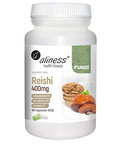  Aliness Reishi 400 mg, 90 kapsułek - Apteka internetowa Melissa  