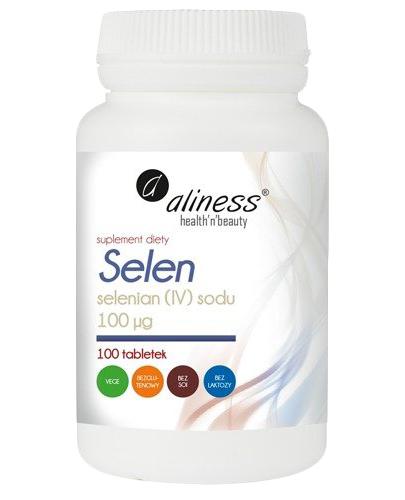  Aliness Selen Selenian (IV) sodu 100 μg - 100 tabl. - cena, opinie, wskazania - Apteka internetowa Melissa  