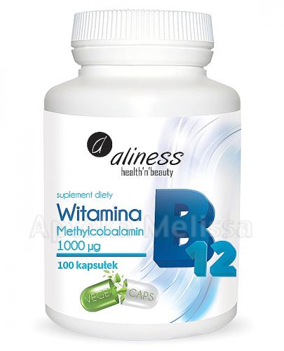  ALINESS Witamina B12 Methylcobalamin 1000µg - 100 kaps. - Apteka internetowa Melissa  