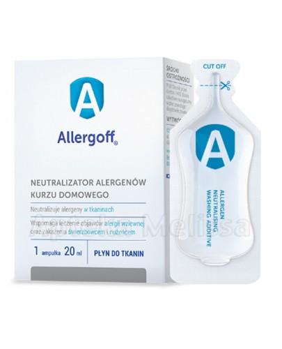  ALLERGOFF Neutralizator alergenów kurzu domowego do tkanin - 20 ml (1 amp.) - Apteka internetowa Melissa  