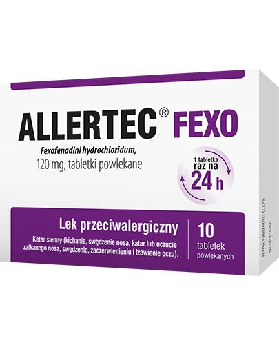 Allertec Fexo - 10 tabl. Lek przeciwalergiczny - cena, opinie, ulotka - Apteka internetowa Melissa