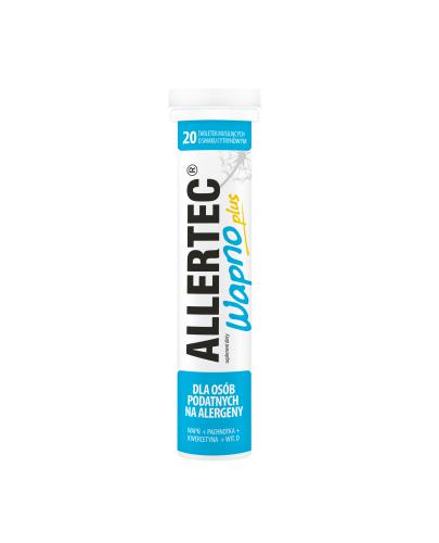 ALLERTEC WAPNO PLUS - 20 tabl. mus. Dla osób dorosłych, podatnych na alergeny. - Apteka internetowa Melissa
