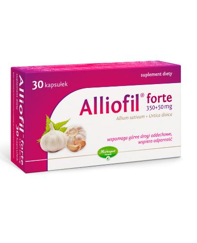  ALLIOFIL FORTE 350 mg + 50 mg, 30 kapsułek - Apteka internetowa Melissa  