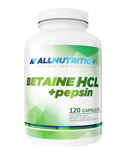  Allnutrition Betaine HCL + Pepsin, 120 kaps., cena, opinie, dawkowanie - Apteka internetowa Melissa  