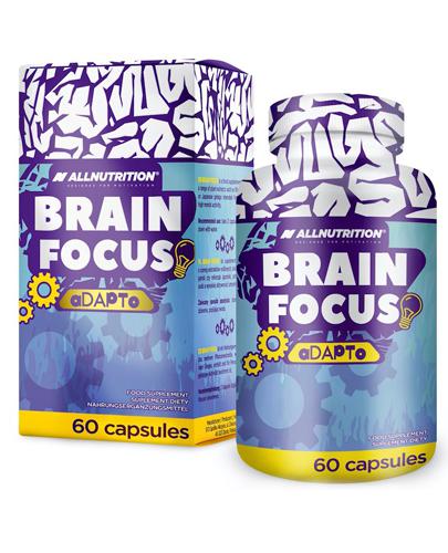  Allnutrition Brain Focus Adapto - 60 kaps. - cena, opinie, składniki - Apteka internetowa Melissa  