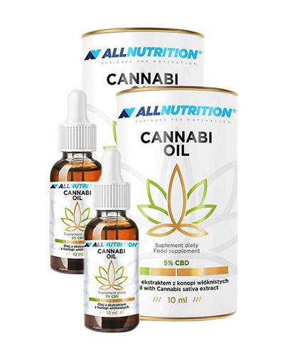 Allnutrition Cannabi Oil 5% CBD Olej z ekstraktem z konopi - 2 x 10 ml