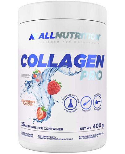  Allnutrition Collagen Pro Kolagen w proszku o smaku truskawkowym - 400 g - cena, opinie, wskazania - Apteka internetowa Melissa  