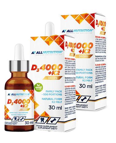  Allnutrition D3 4000+K2 Drops, 2 x 30 ml - Apteka internetowa Melissa  