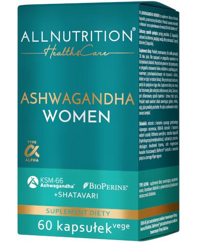  Allnutrition Health & Care Ashwagandha Women, 60 kapsułek - Apteka internetowa Melissa  