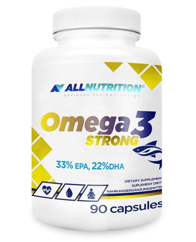 ALLNUTRITION OMEGA 3 STRONG - 90 kaps. - 33% EPA i 22% DHA - cena, opinie, właściwości - Drogeria Melissa