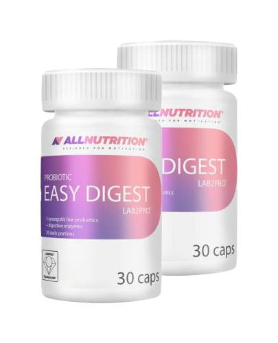  ALLNUTRITION Probiotic Easy Digest Lab2Pro, 2 x 30 kapsułek - Apteka internetowa Melissa  