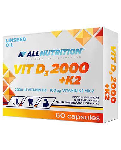  Allnutrition Vit D3 2000 + K2, 60 kaps. cena, opinie, właściwości - Apteka internetowa Melissa  