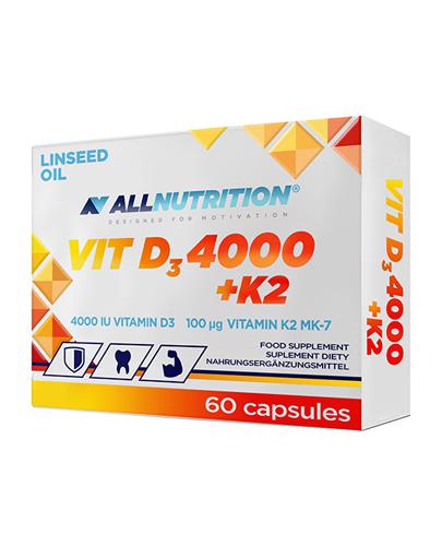  Allnutrition Vit D3 4000 + K2 Odporność, 60 kaps., cena, opinie, dawkowanie - Apteka internetowa Melissa  