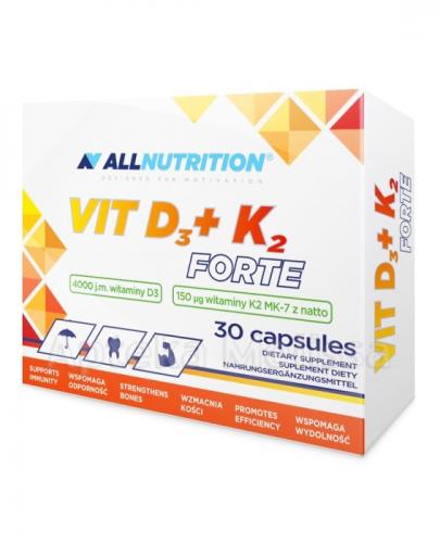  ALLNUTRITION VIT D3 + K2 Forte - 30 kaps. - Apteka internetowa Melissa  