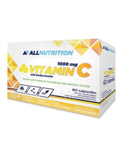 Allnutrition Witamina C 1000 Bioflawonoidy 60 Kaps Wsparcie Odporności Dla Dorosłych