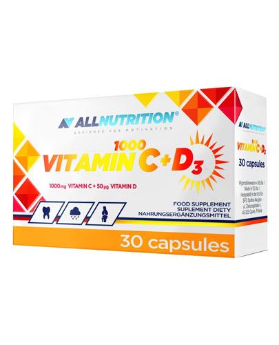 ALLNUTRITION Vitamin C 1000 + D3 - 30 kaps.