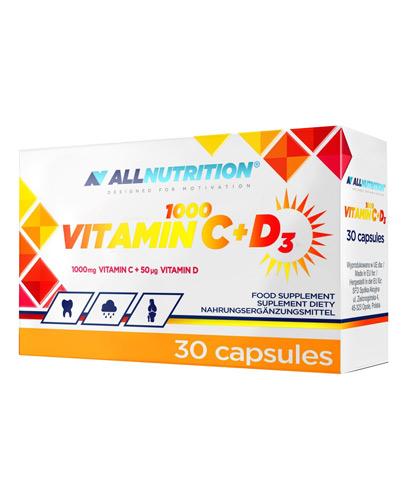  ALLNUTRITION Vitamin C 1000 + D3 - 30 kaps.  - Apteka internetowa Melissa  