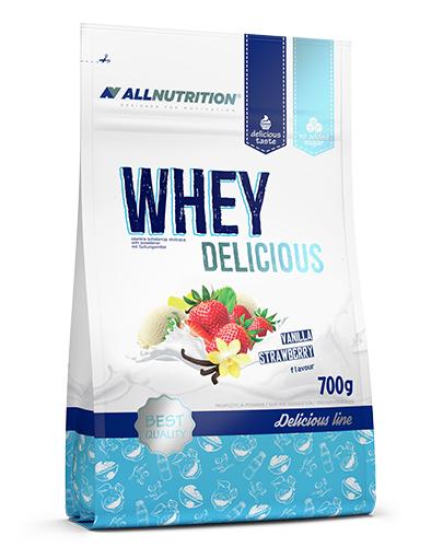  Allnutrition Whey Delicious vanilla strawberry - 700 g - cena, opinie, właściwości - Apteka internetowa Melissa  