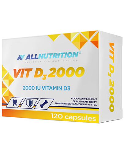  Allnutrition witamina D3 2000 IU - 120 kaps. - cena ,opinie, składniki - Apteka internetowa Melissa  