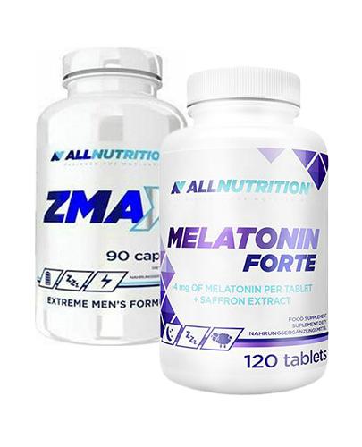  ALLNUTRITION ZMAX - 90 kaps. + Allnutrition Melatonin Forte, 120 tabl. - Apteka internetowa Melissa  