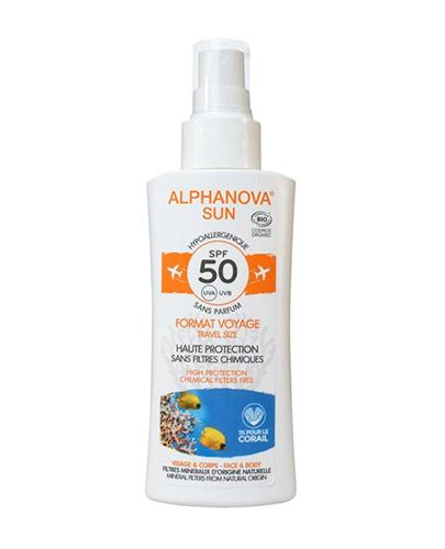  Alphanova Sun Spray z filtrem SPF50 - 90 g Wysoka ochrona przeciwsłoneczna - cena, opinie, właściwości  - Apteka internetowa Melissa  