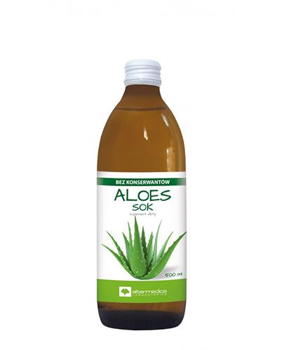  Alter Medica Aloes 100% sok - 500 ml - cena, opinie, właściwości  - Apteka internetowa Melissa  