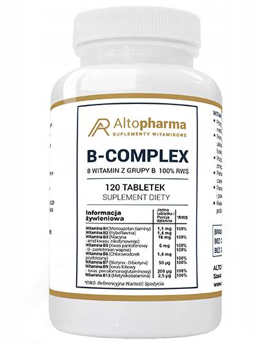  Altopharma B-complex 8 witamin z grupy B - 120 tabletek - Apteka internetowa Melissa  