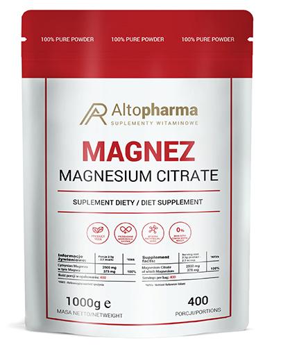  Altopharma Magnez Magnesium citrate - 1000 g - cena, opinie, wskazania - Apteka internetowa Melissa  
