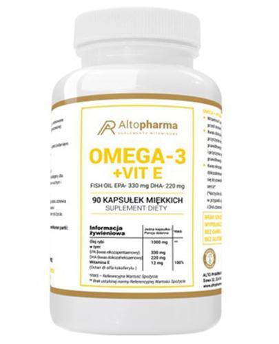  Altopharma Omega - 3 + vit E - 90 kapsułek - Apteka internetowa Melissa  