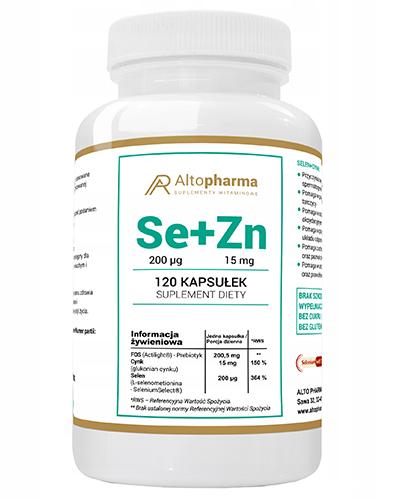  Altopharma Selen 200 µg + Cynk 15 mg - 120 kaps. - cena, opinie, wskazania - Apteka internetowa Melissa  