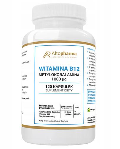  Altopharma Witamina B12 Metylokobalamina 1000 µg - 120 kaps. - cena, opinie, dawkowanie - Apteka internetowa Melissa  