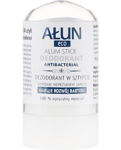 Ałun Eco Dezodorant w sztyfcie 100% naturalny minerał - 55 g - cena, opinie, właściwości - Apteka internetowa Melissa