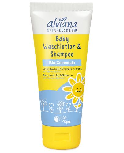 Alviana Baby Płyn do mycia ciała i włosów dla dzieci i niemowląt z bio nagietkiem - 200 ml - cena, opinie, właściwości - Apteka internetowa Melissa  