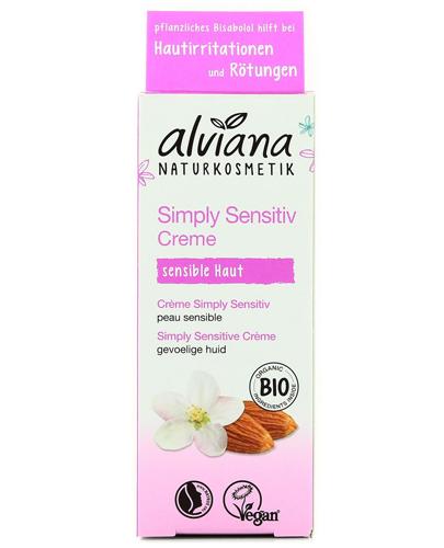  Alviana Simply Sensitiv Krem z bio olejem ze słodkich migdałów - 50 ml - cena, opinie, właściwości - Apteka internetowa Melissa  