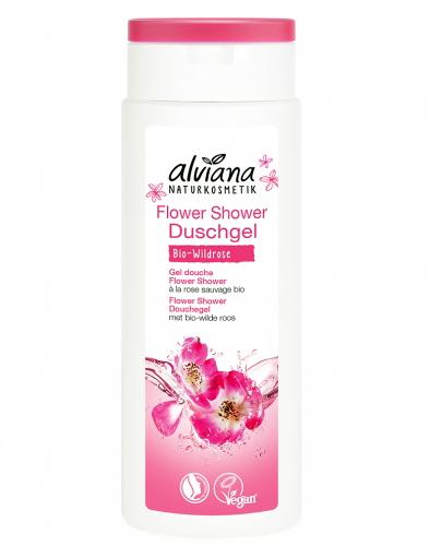  ALVIANA żel pod prysznic Flower Shower z Bio dziką różą i Bio hibiskusem 250 ml - cena, opinie, właściwości - Apteka internetowa Melissa  