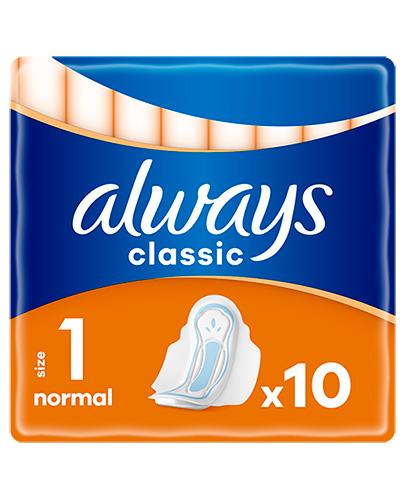ALWAYS CLASSIC Podpaski ze skrzydełkami Normal - 10 szt. - Apteka internetowa Melissa