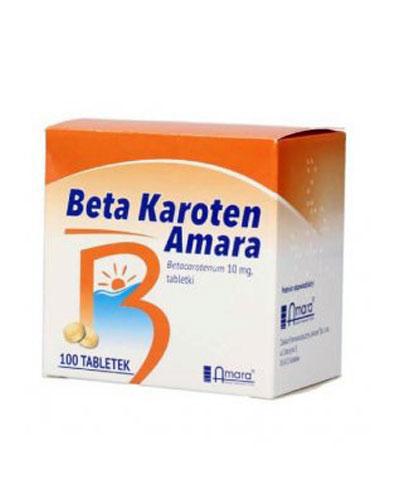  Amara Beta Karoten - 100 tabl. Na niedobór witaminy A - cena, opinie, dawkowanie - Apteka internetowa Melissa  