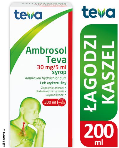  AMBROSOL TEVA Syrop 30 mg/5ml na kaszel, 200 ml - Apteka internetowa Melissa  
